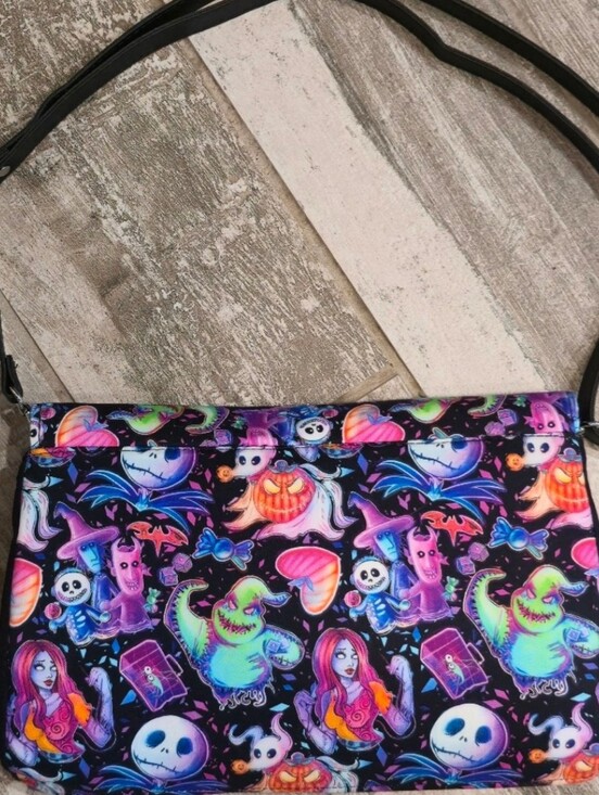 Handbags - Handmade Halloween Town / Nightmare Before Christmas Colorful Shoulder Bag